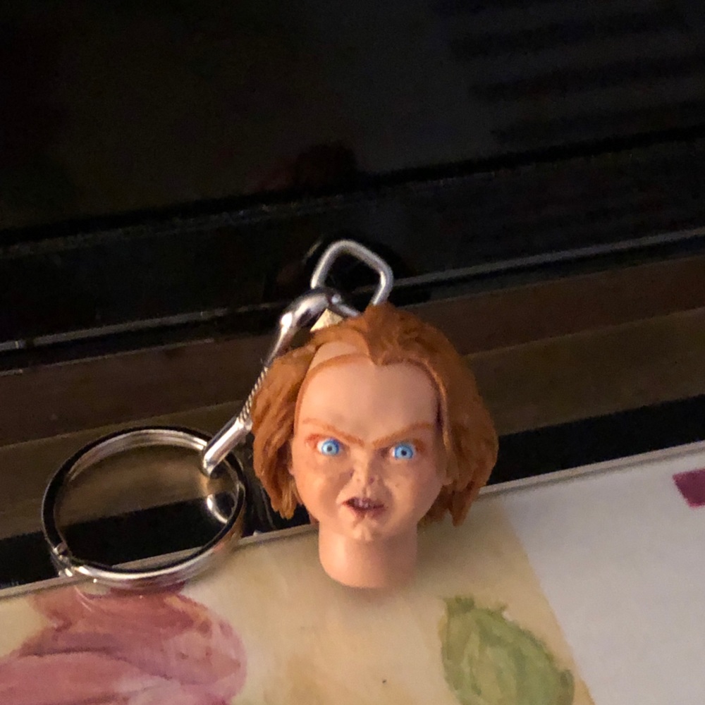 Chucky childs play keychain